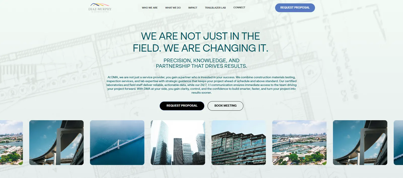 Diaz Murphy & Associates website built by Phixel Media