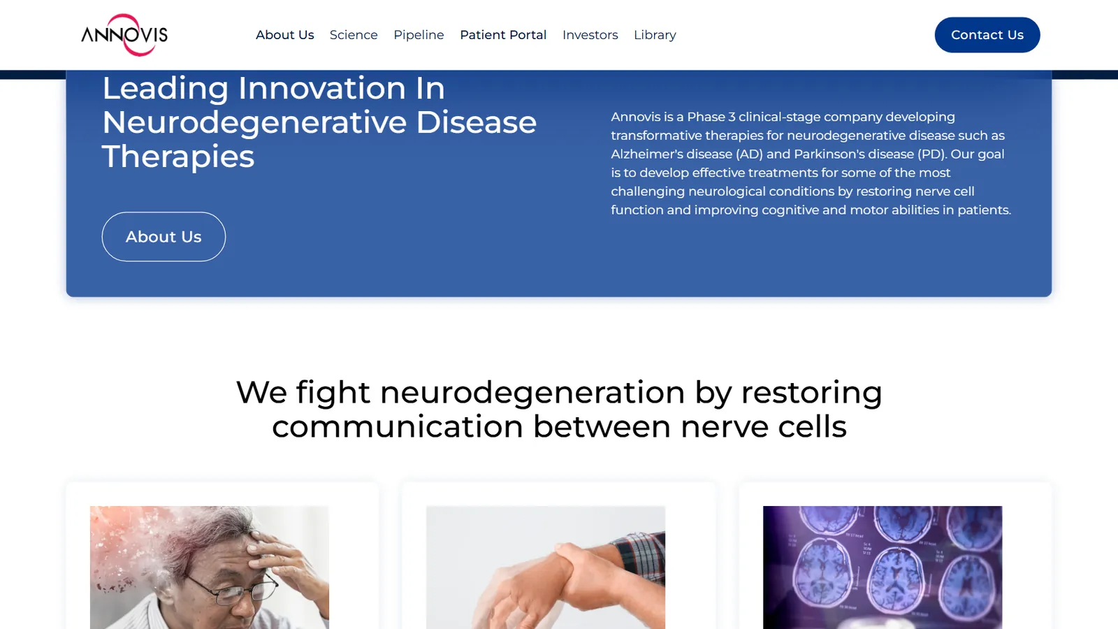 Annovis Bio – About and programs
