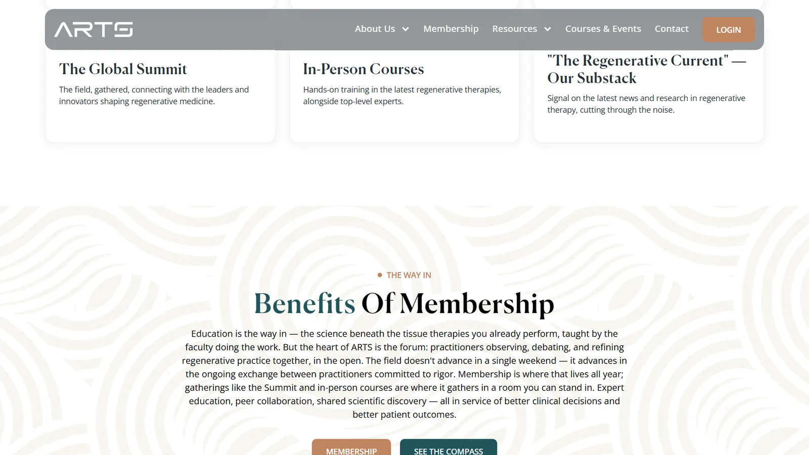 ARTS – Offerings and membership