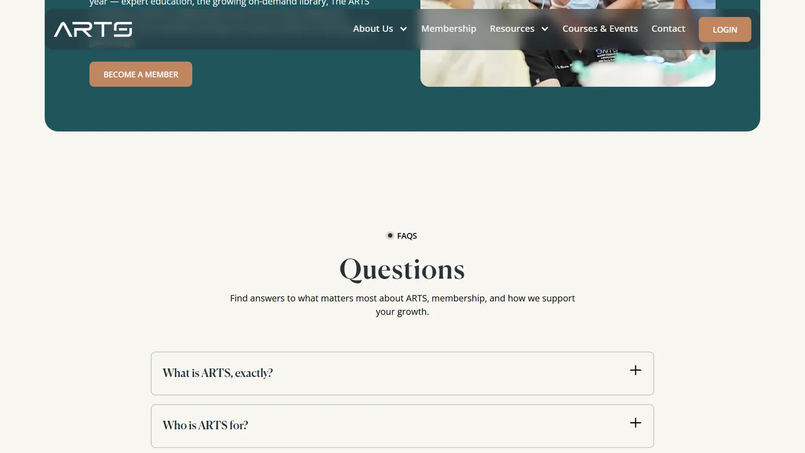 ARTS – FAQ section