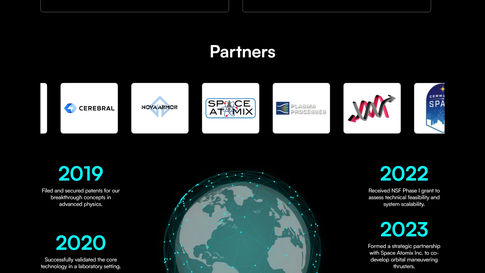 Field Propulsion Technologies – Partner logo strip