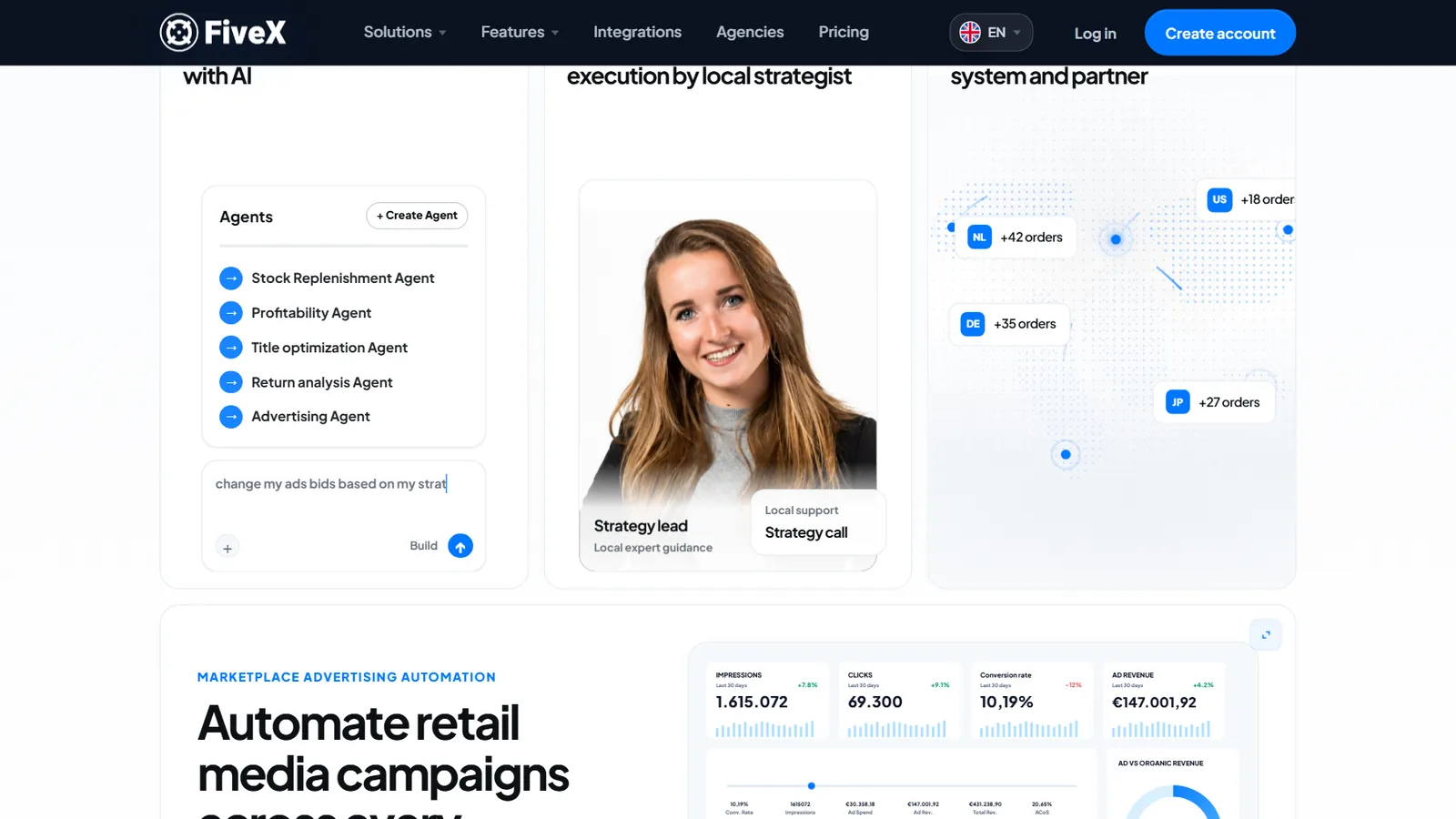 FiveX – Agents and strategists