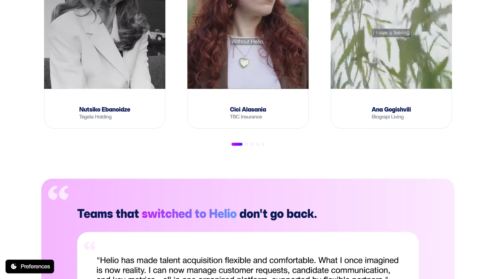 Helio AI – Customer stories