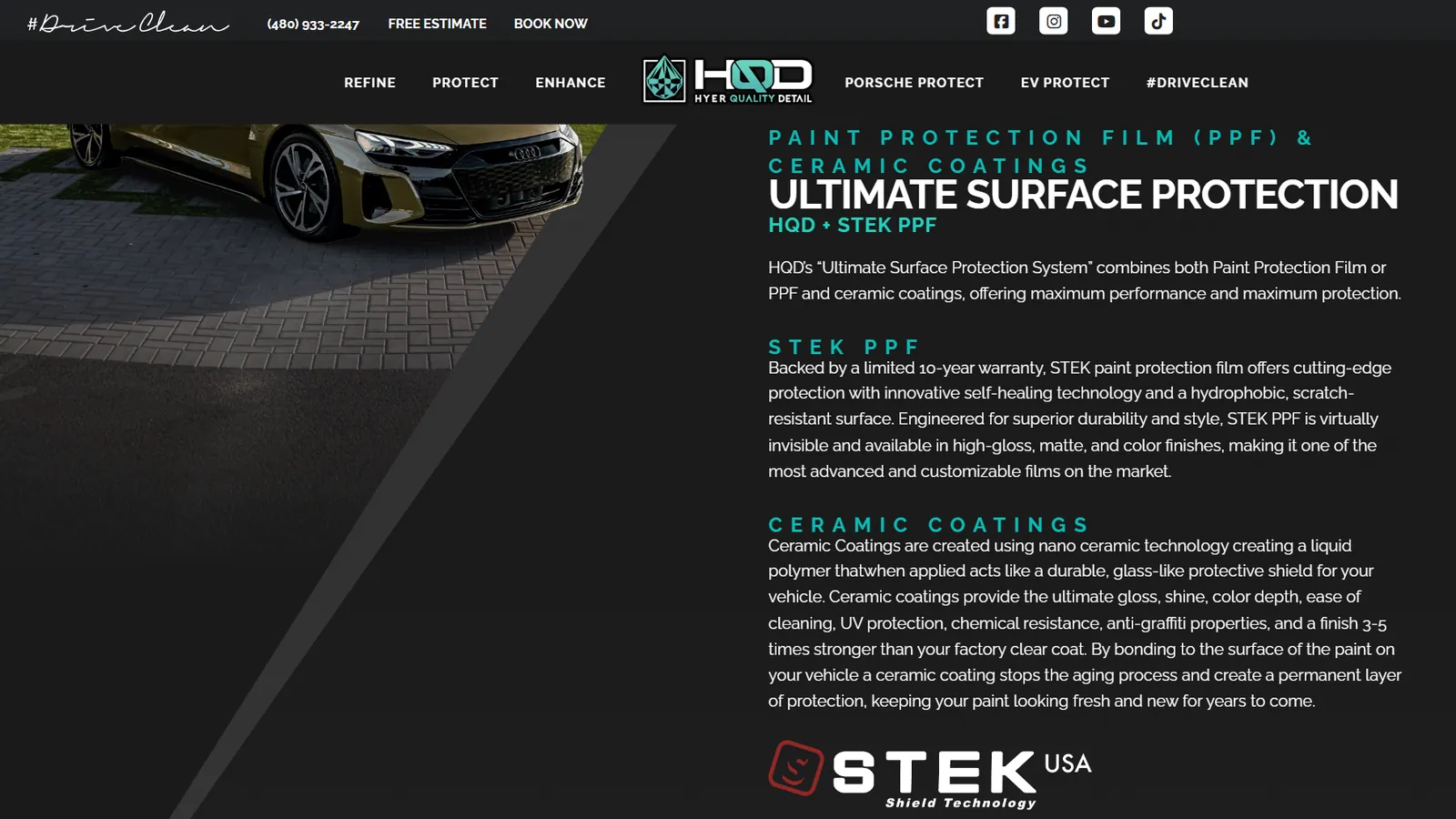 Hyer Quality Detail – STEK PPF system