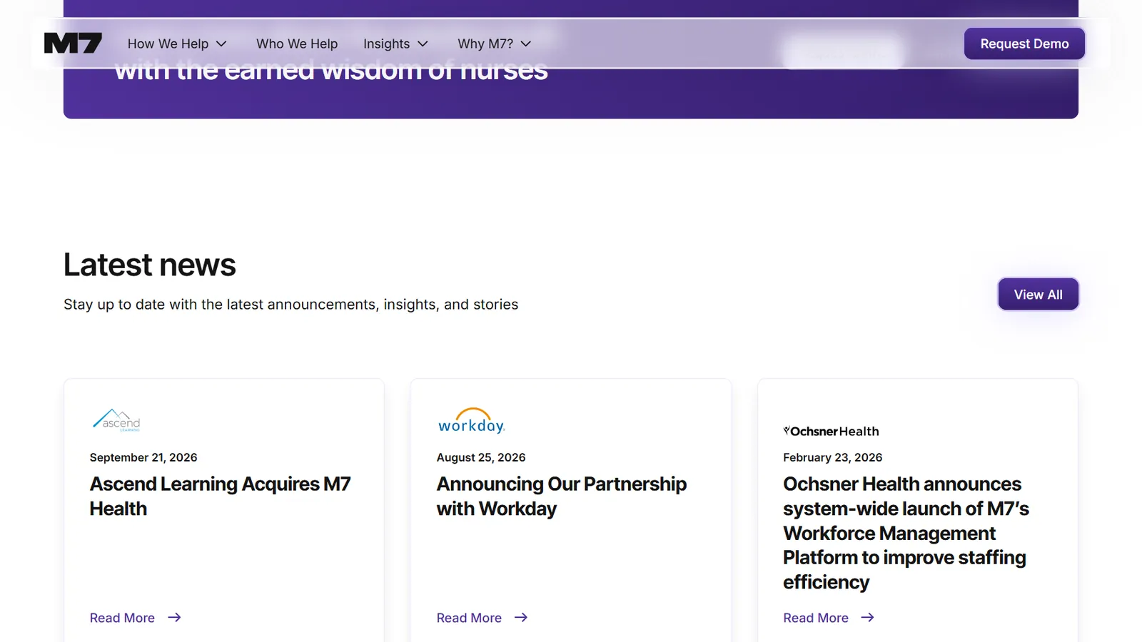 M7 Health – Latest news