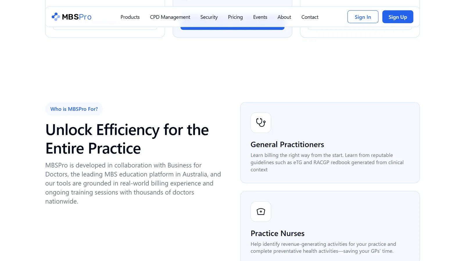 MBSPro – Who MBSPro serves