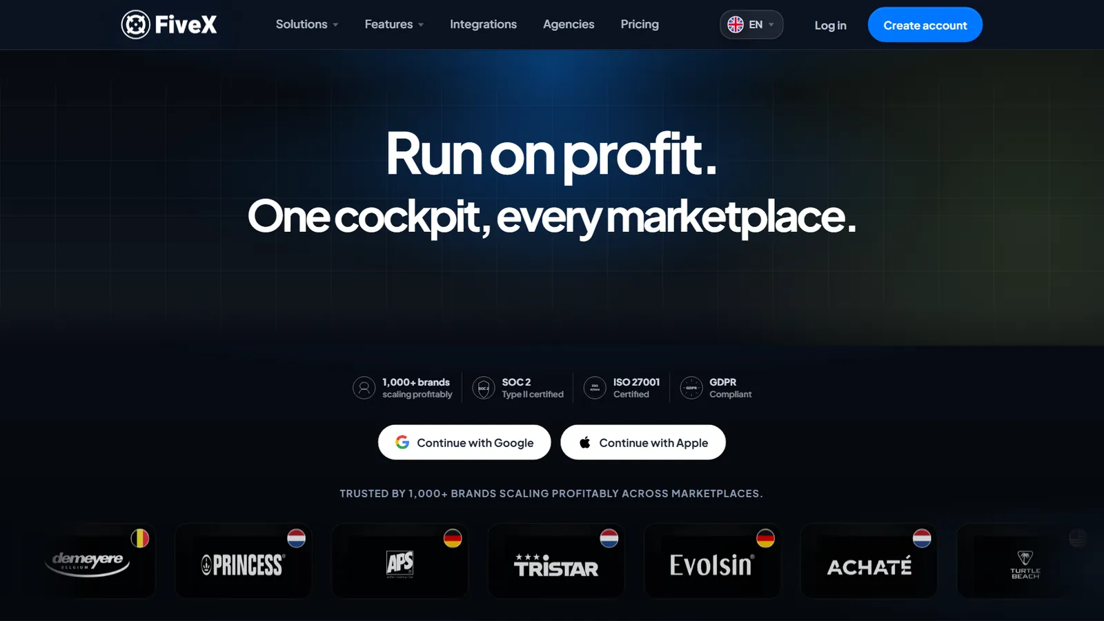 FiveX website designed by Phixel Media