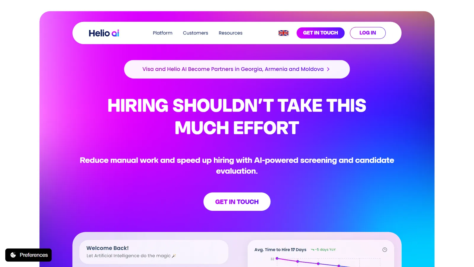 Helio AI website designed by Phixel Media