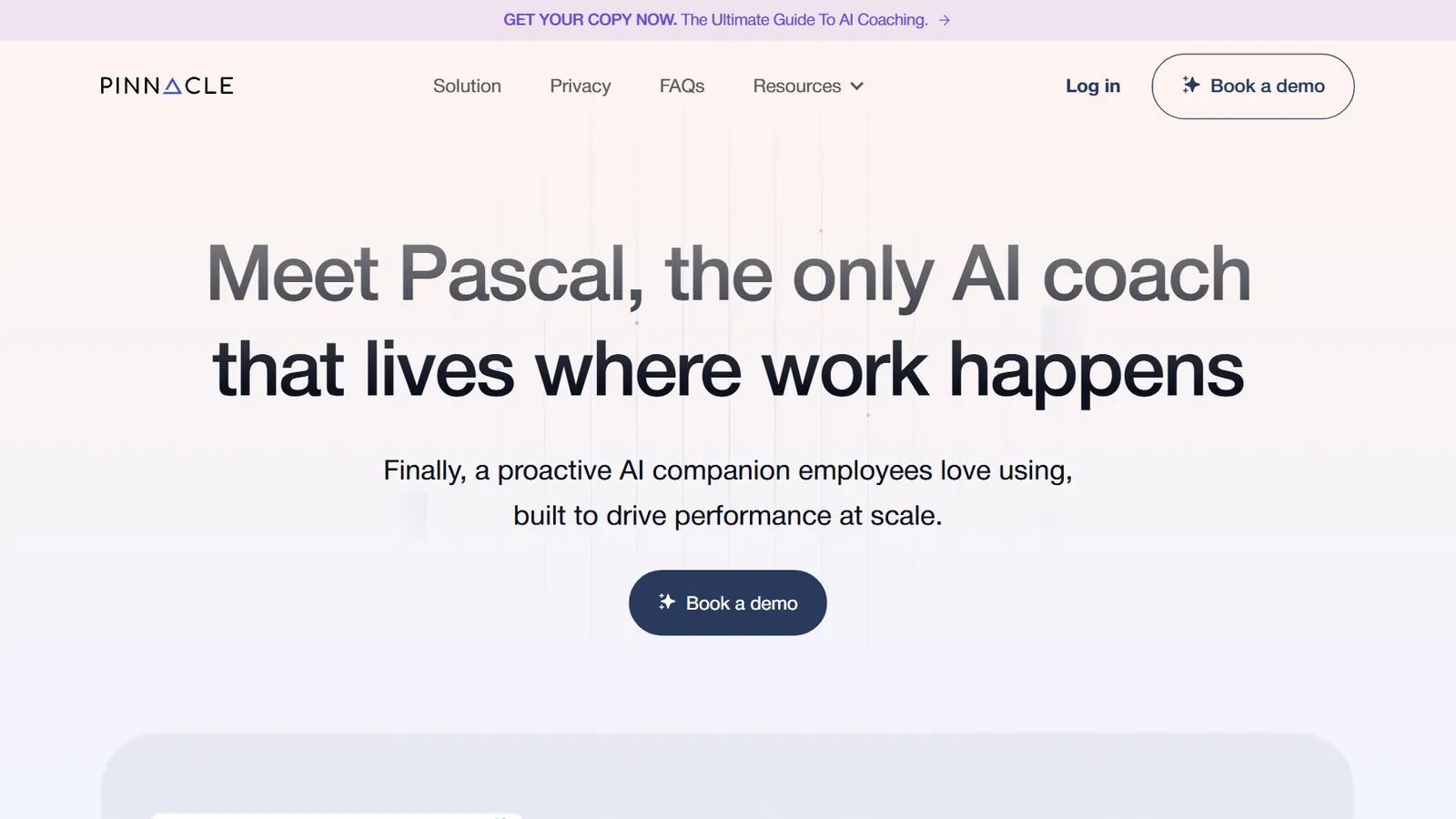 Pinnacle website designed by Phixel Media