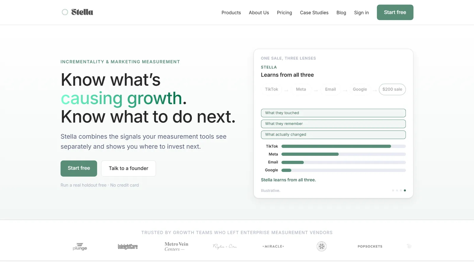 Stella website designed by Phixel Media